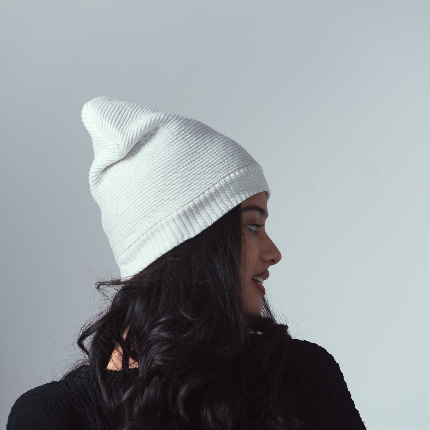 White Beanie