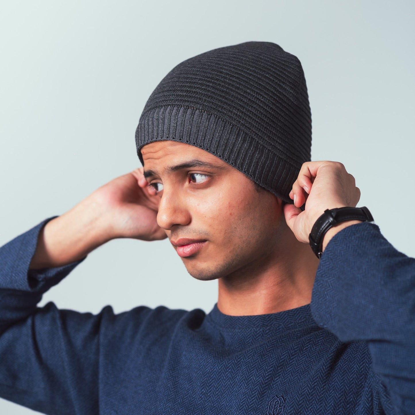 Deep Grey Beanie