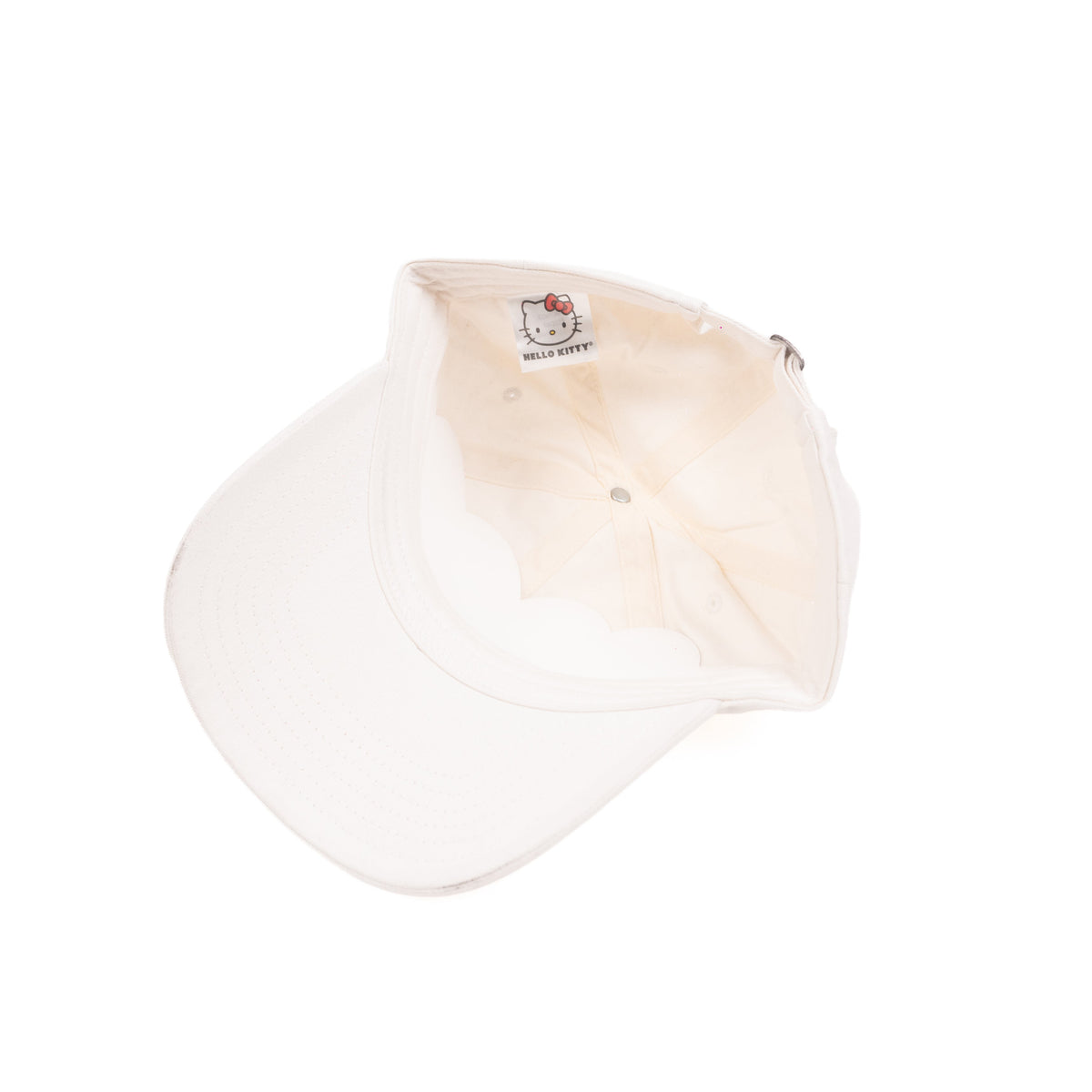 Hello Kitty White Bockless Cap