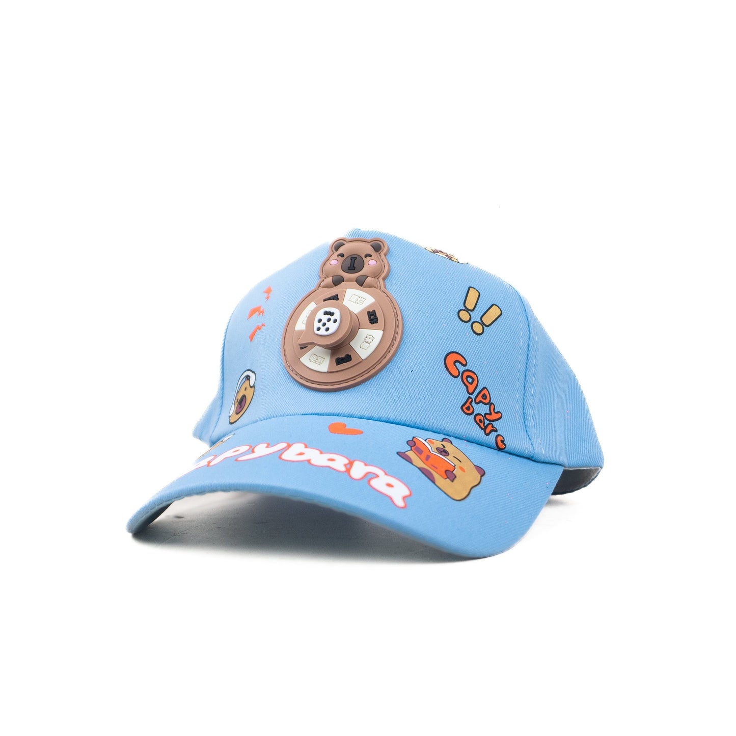 Blue Capybara Kids Funday Cap