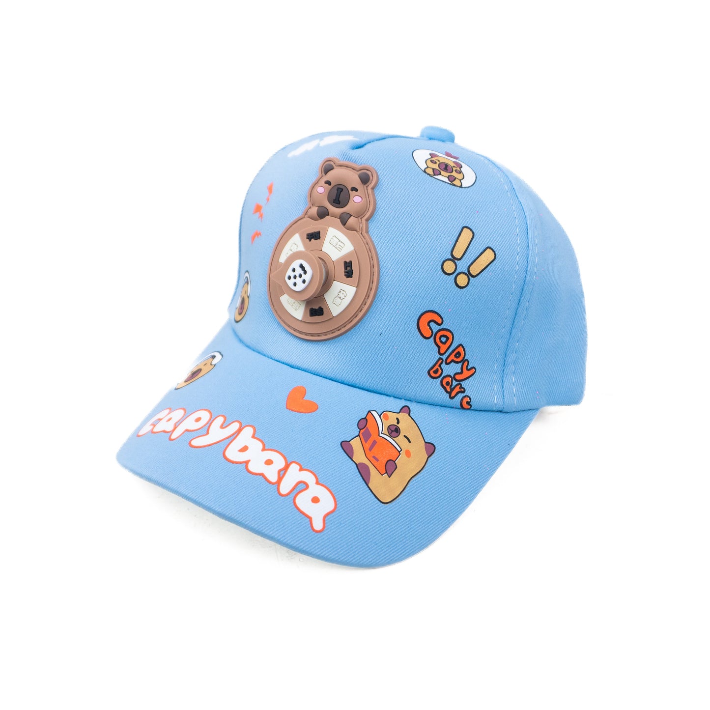 Blue Capybara Kids Funday Cap
