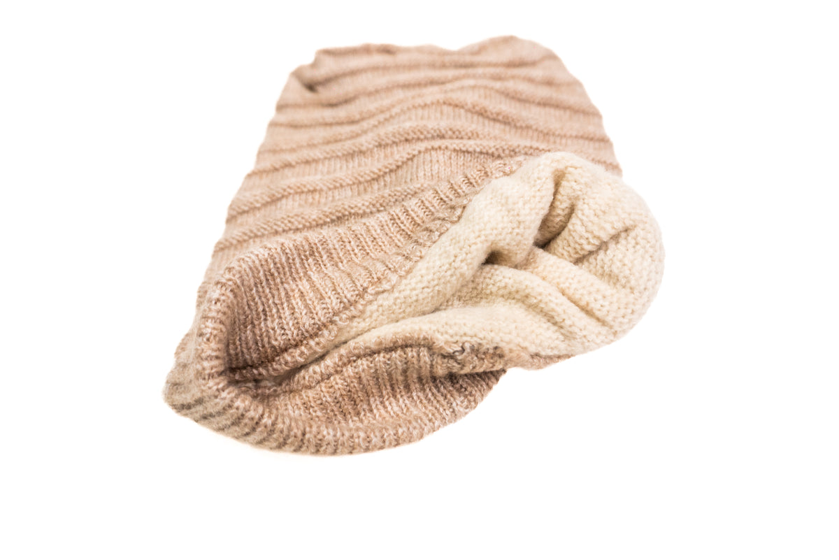 Oversized Nude Beanie