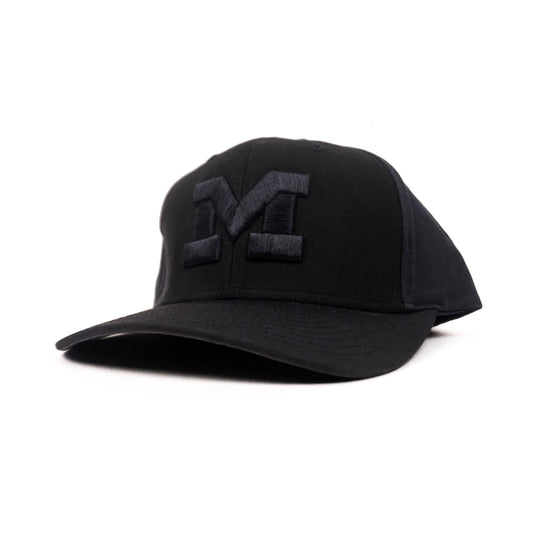M Black Snapback Cap