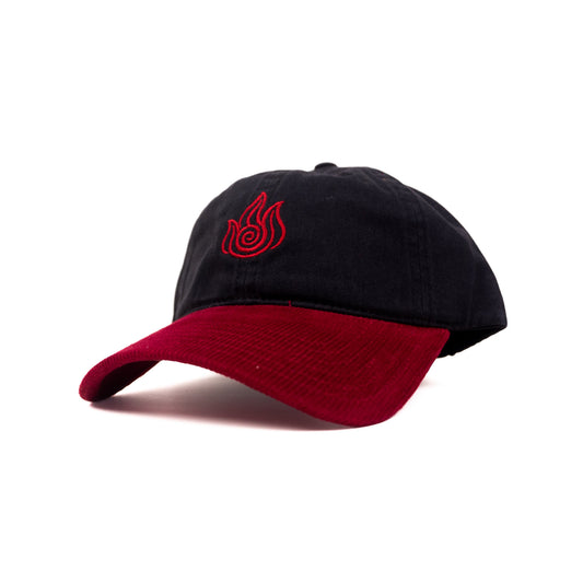 Fire SIgn Black Snapback Cap
