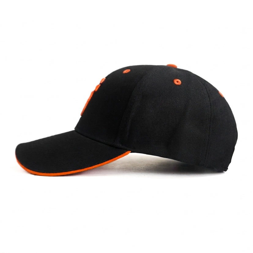 SF Orange Embroided Snapback Cap