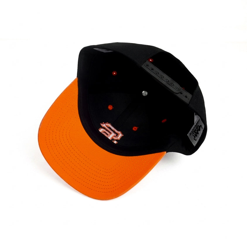 SF Orange Embroided Snapback Cap