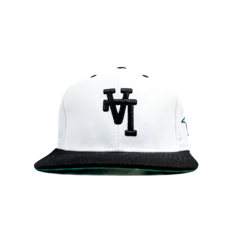 White LA Limited Edition Snapback Cap