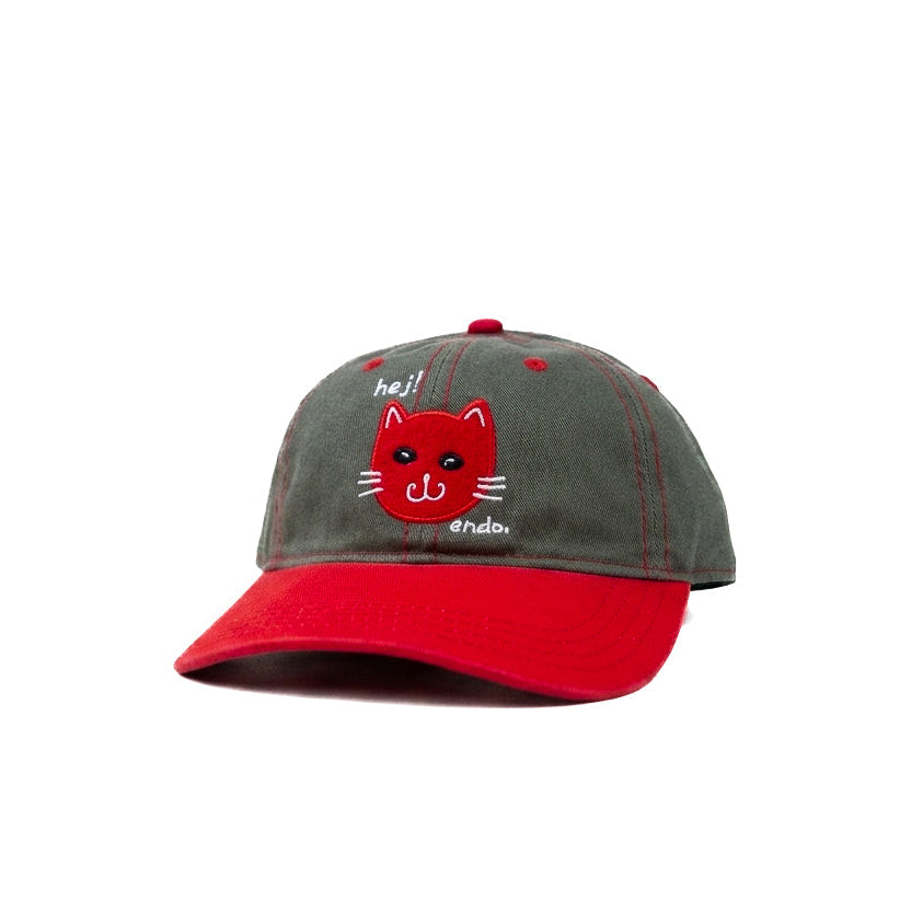Heji Endo Red Cat Kids Funday Cap
