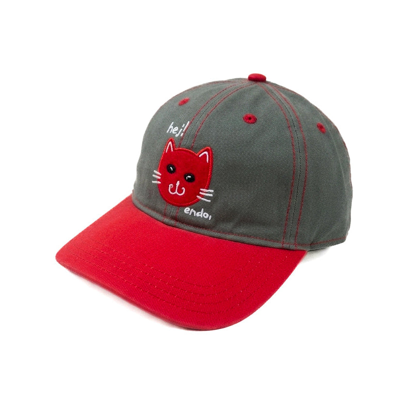 Heji Endo Red Cat Kids Funday Cap