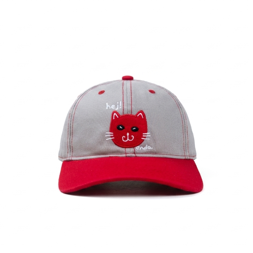 Heji Endo Grey Cat Kids Funday Cap