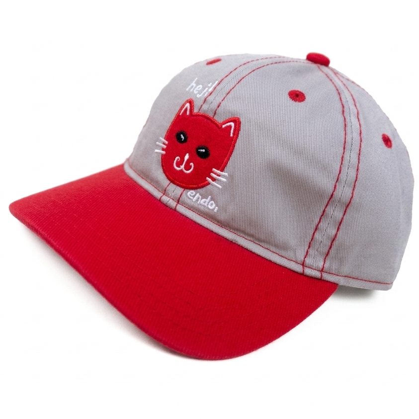 Heji Endo Grey Cat Kids Funday Cap