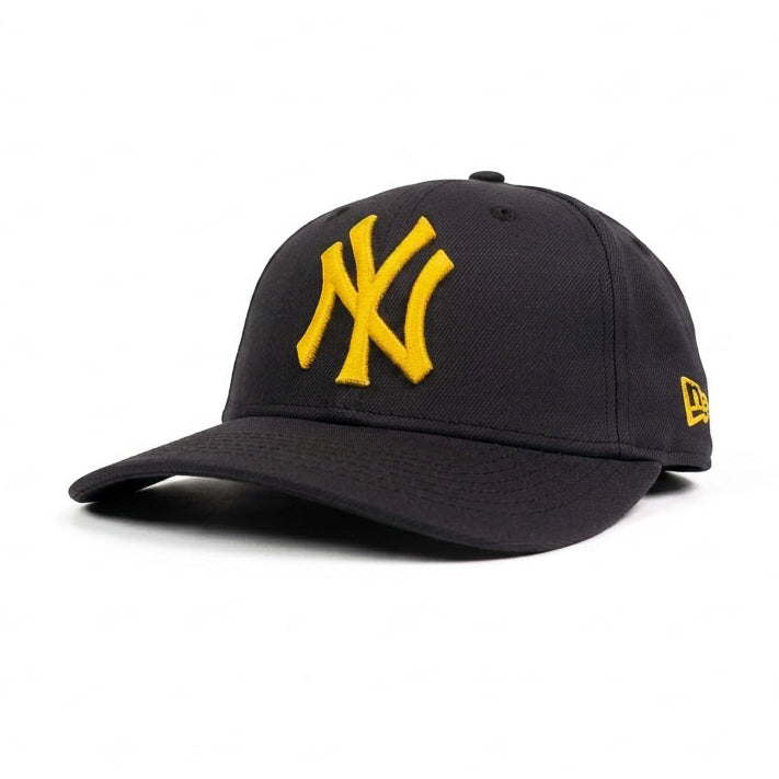 New Era NY Black and Yellow Bockless Cap