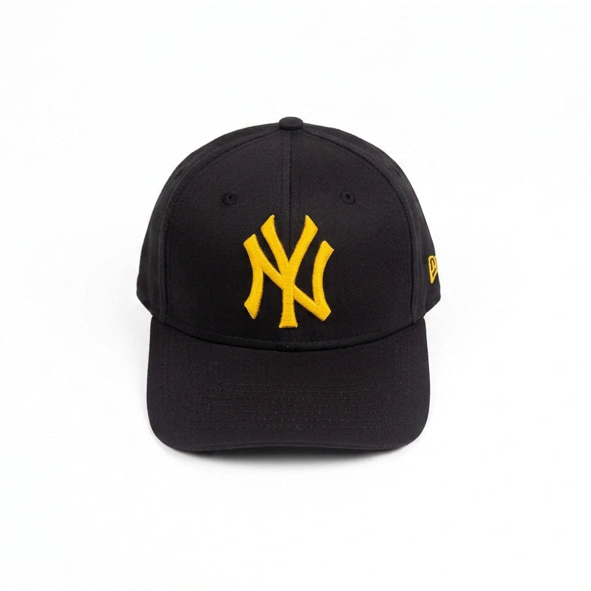 New Era NY Black and Yellow Bockless Cap