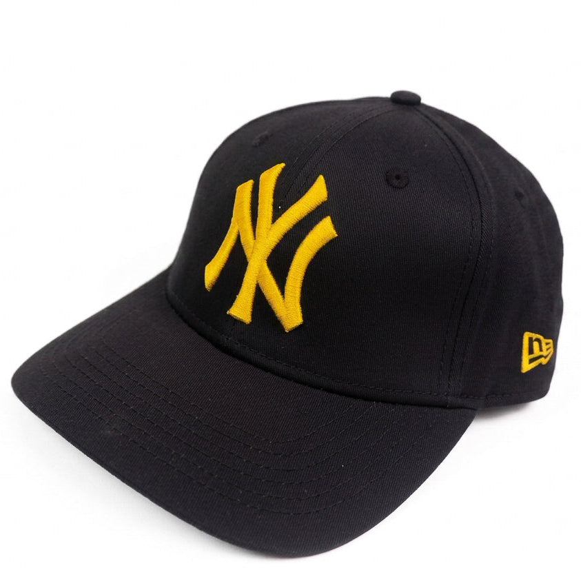 New Era NY Black and Yellow Bockless Cap