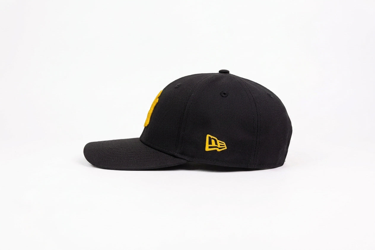 New Era NY Black and Yellow Bockless Cap