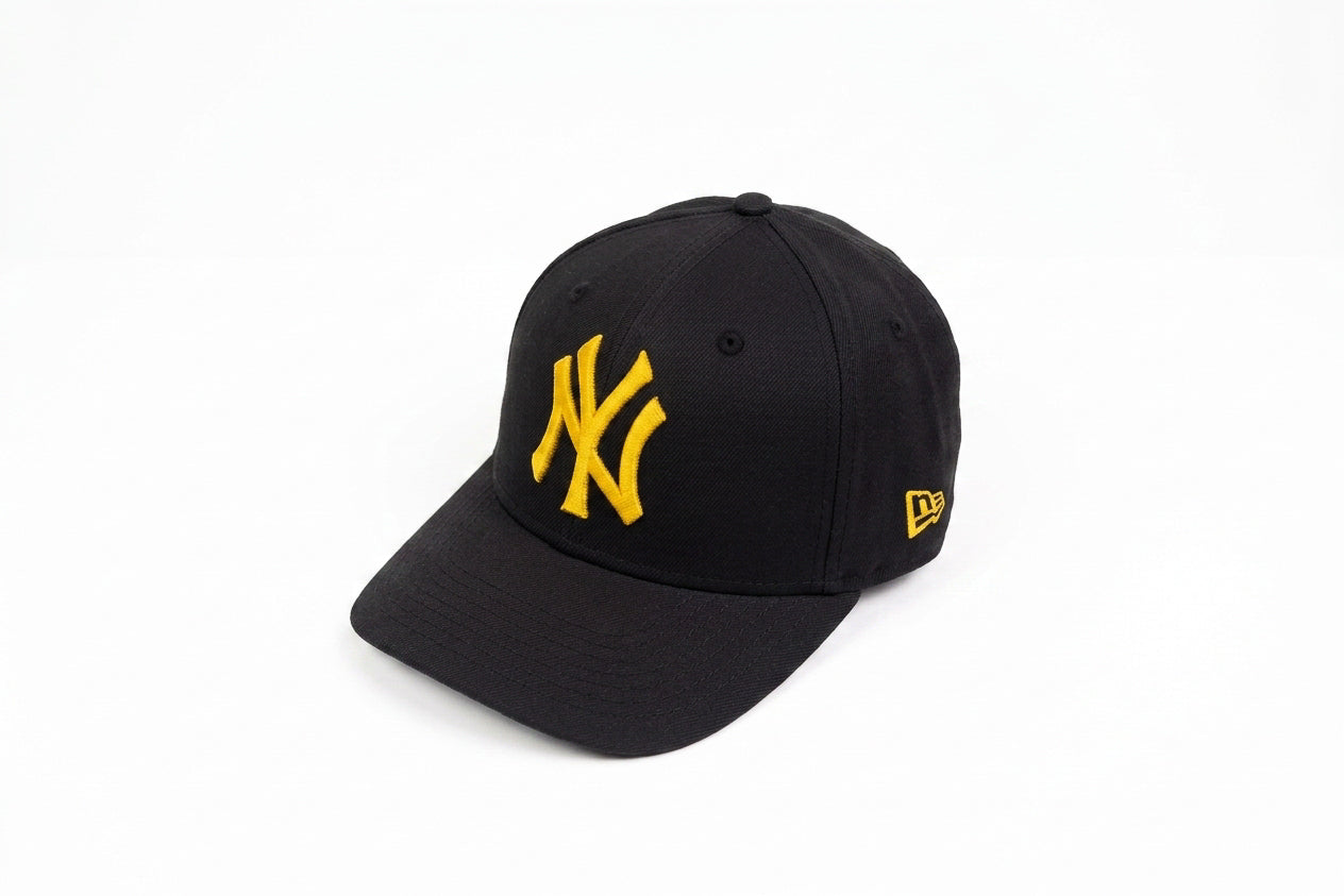 New Era NY Black and Yellow Bockless Cap