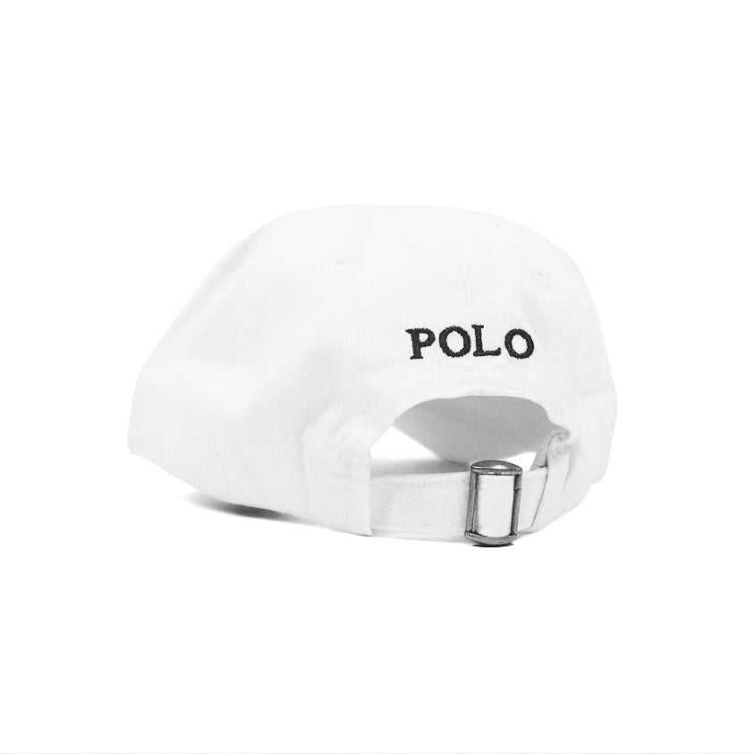 US Polo White Snapback Cap