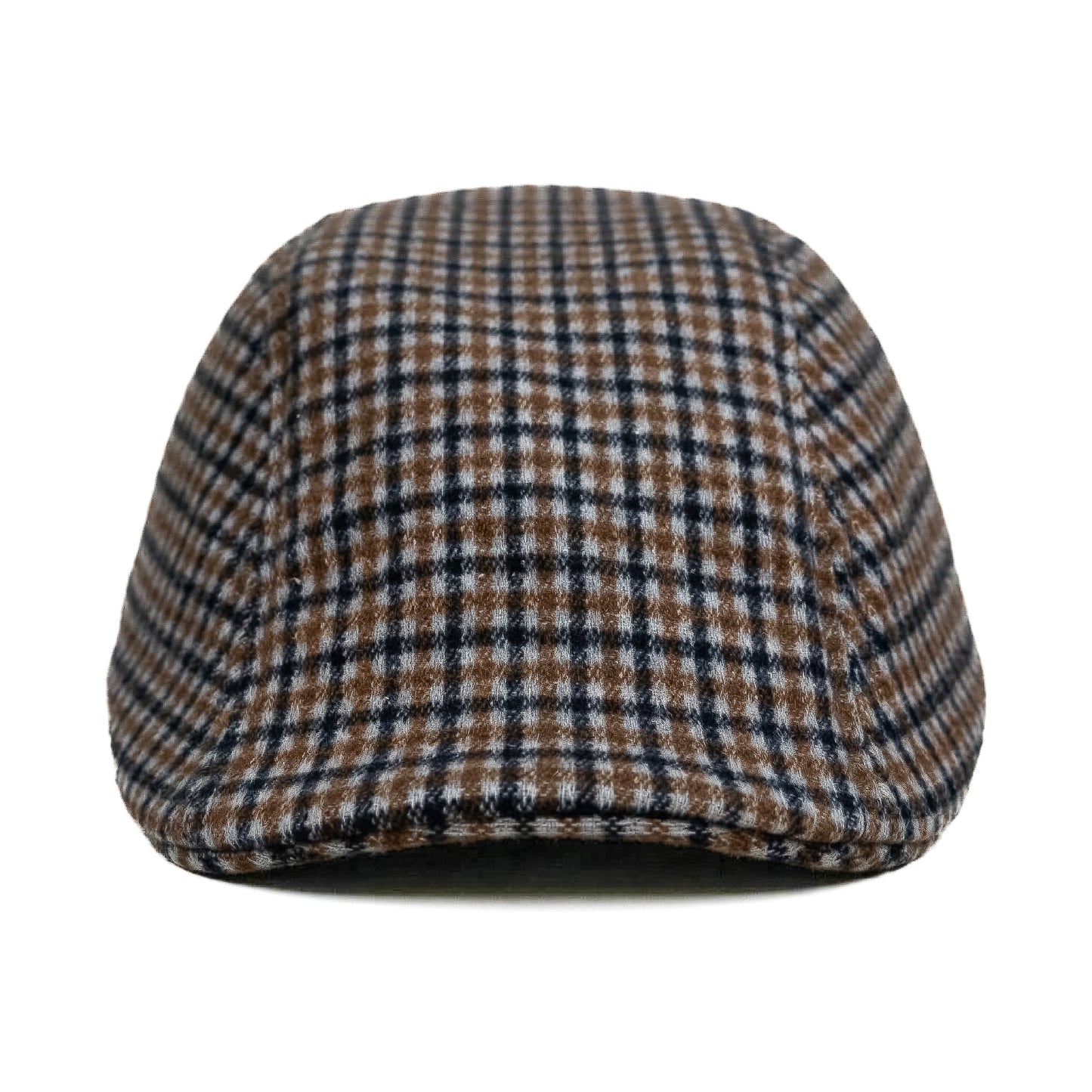 Checked Shark Newsboy Cap