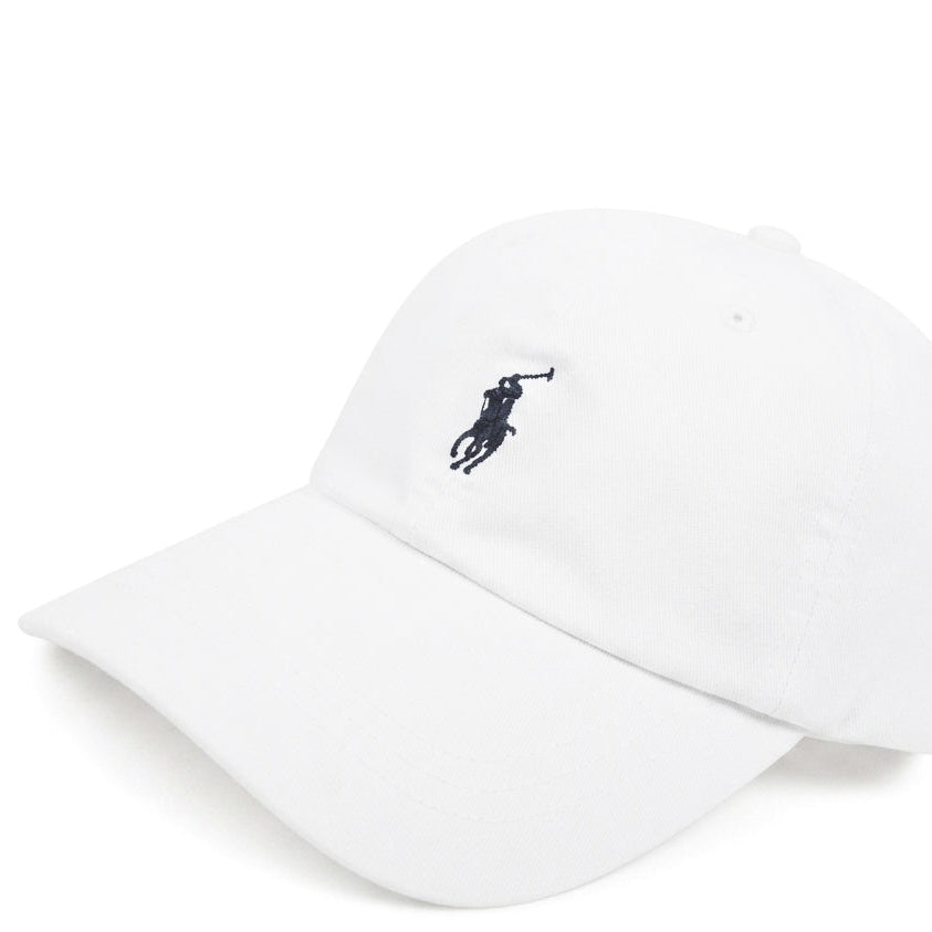 US Polo White Snapback Cap