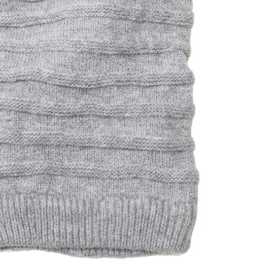 Oversized Light Grey Beanie