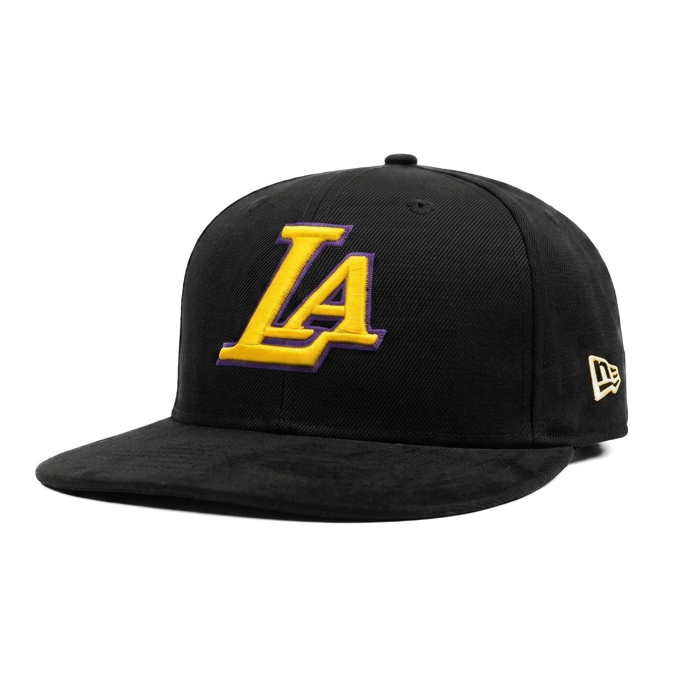 New Era LA Black Snapback Cap