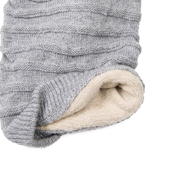Oversized Light Grey Beanie