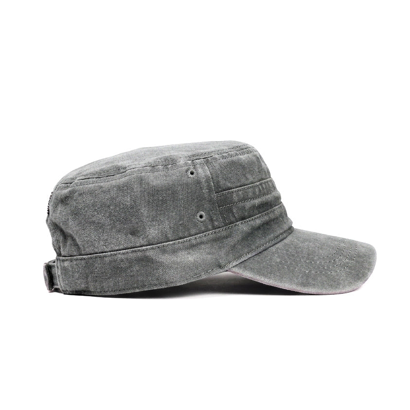 Millitary Light Grey Denim Jeans Cap