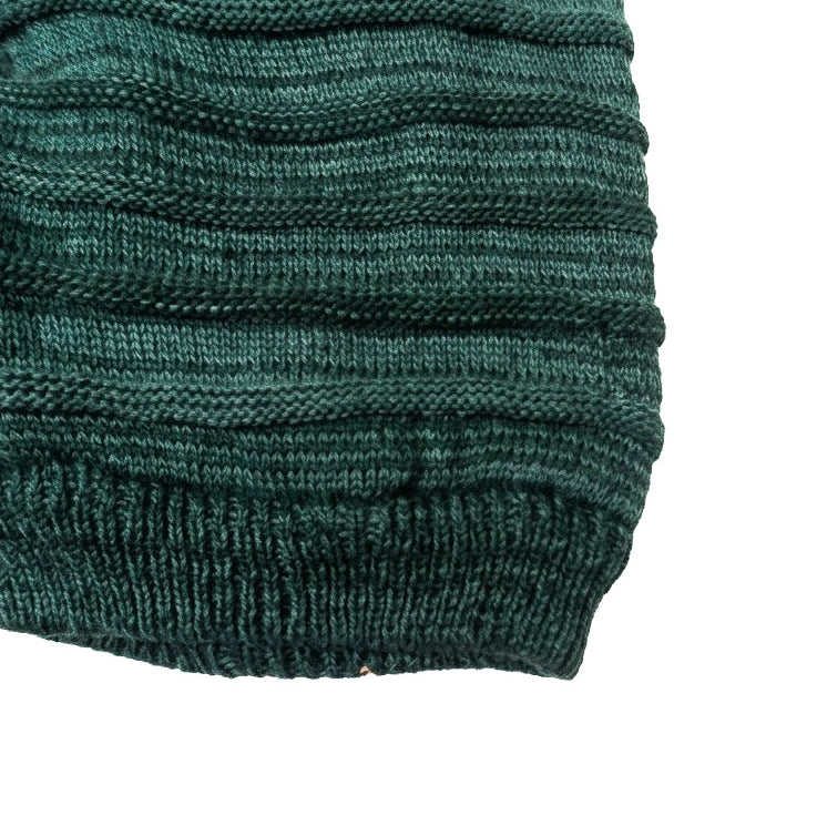 Oversized Emereld Green Beanie