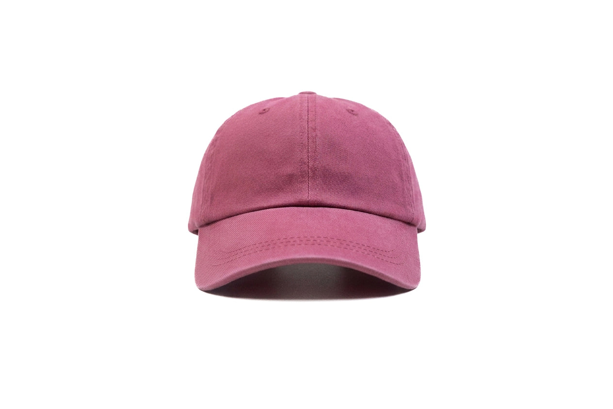 Washed Denim Metal Patched (Maroon)