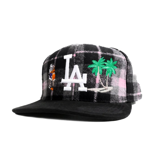 LA Pink Black Beach Limited Edition Snapback Cap