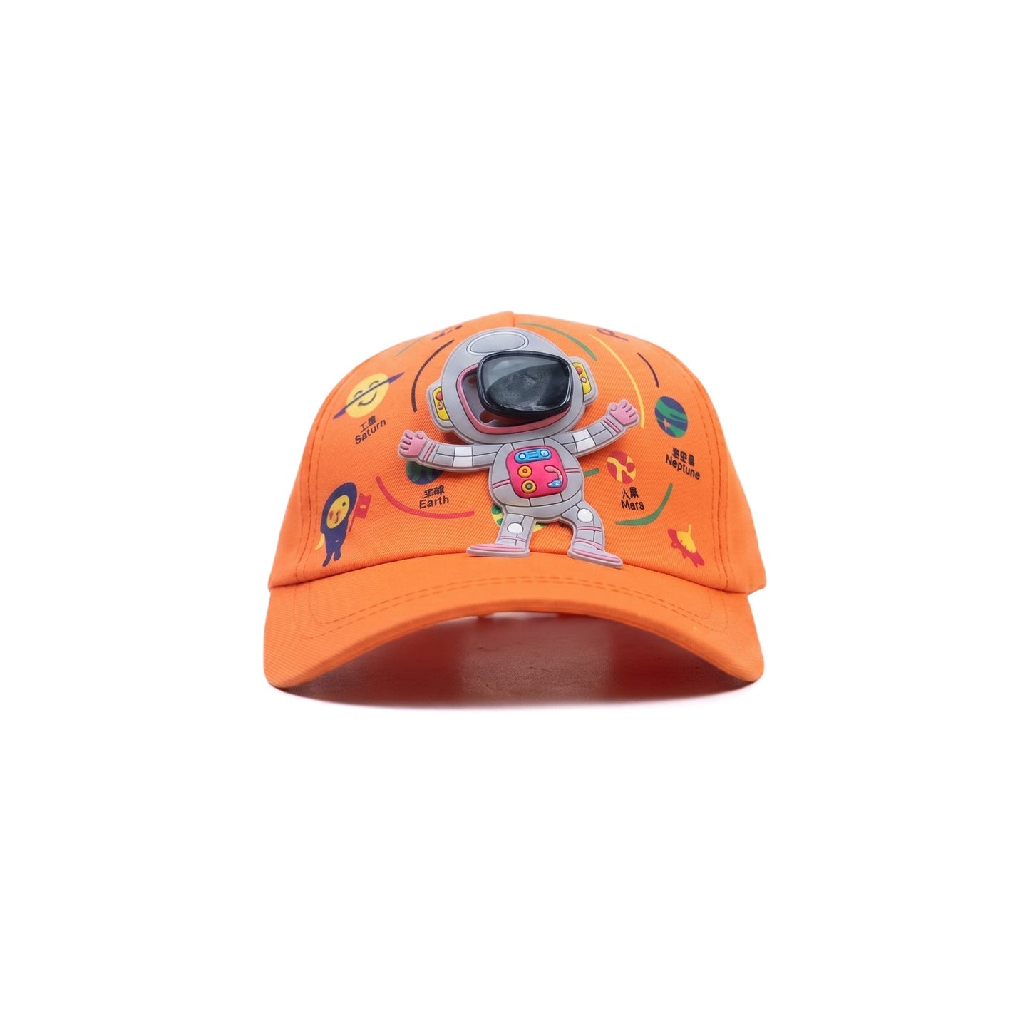 Orange Astronaute Funday Kids Cap