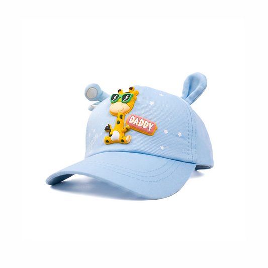 Baby Blue Girrafe Kids Funday Cap