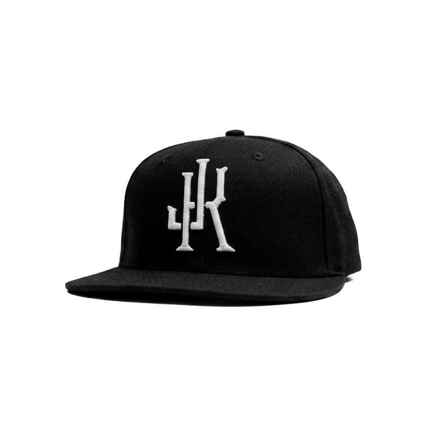 JK Black Snapback Cap