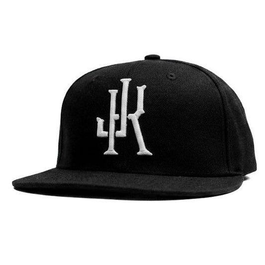 JK Black Snapback Cap