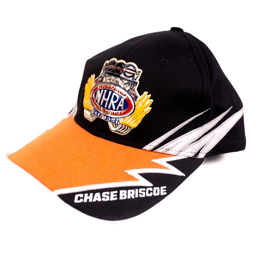 NHRA Orange Brim Drag Racing Cap