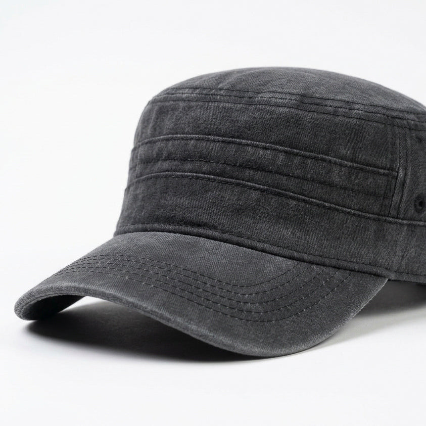 Millitary Grey Denim Jeans Cap