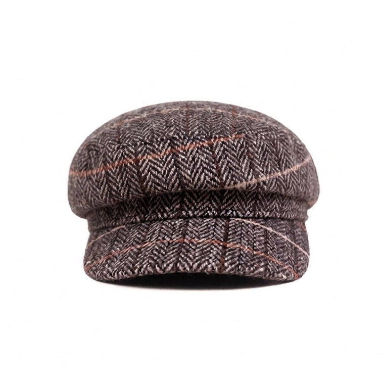 Woven Piper Newsboy Cap