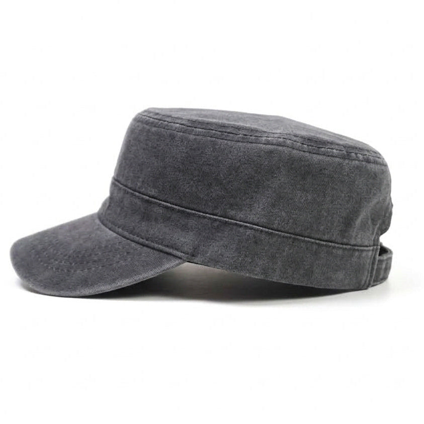 Millitary Grey Denim Jeans Cap