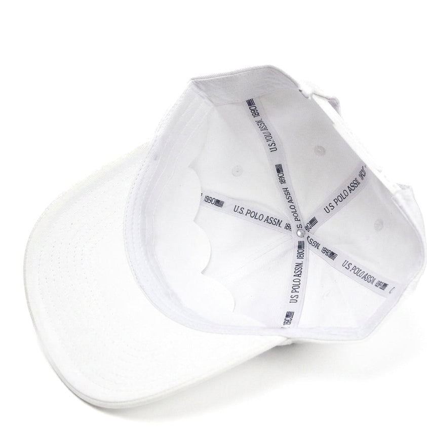 White US Polo Snapback Cap