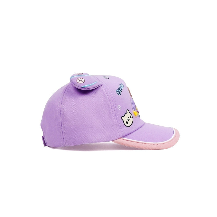 Purple Teady's Joy Ride Funday Kids Cap