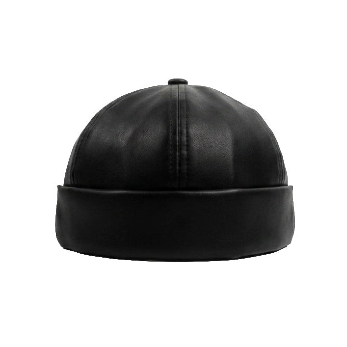 Leather Docker Cap