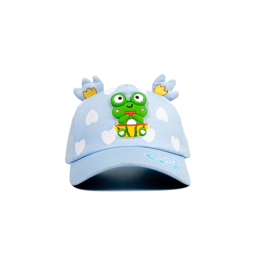 Baby Blue Froggie Gua Funday Kids Cap
