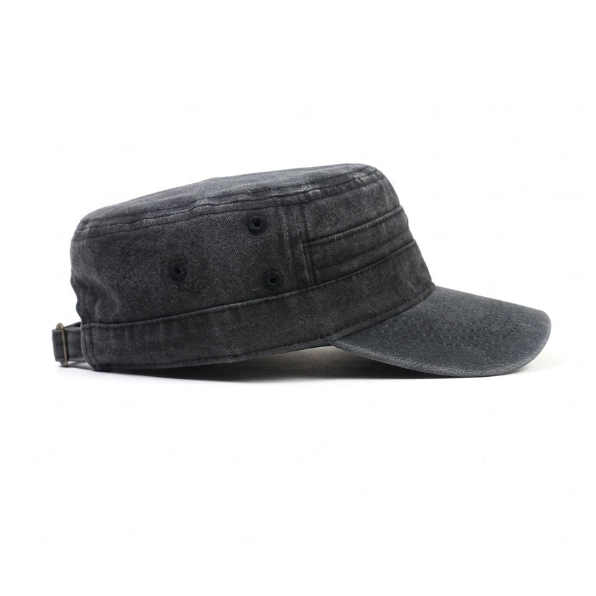 Millitary Grey Denim Jeans Cap