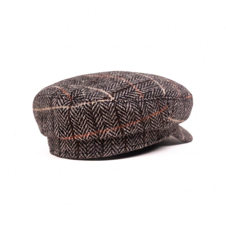 Woven Piper Newsboy Cap