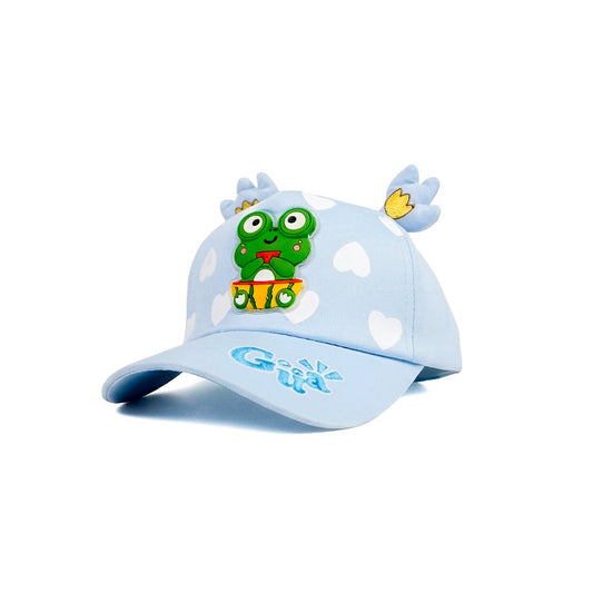 Baby Blue Froggie Gua Funday Kids Cap