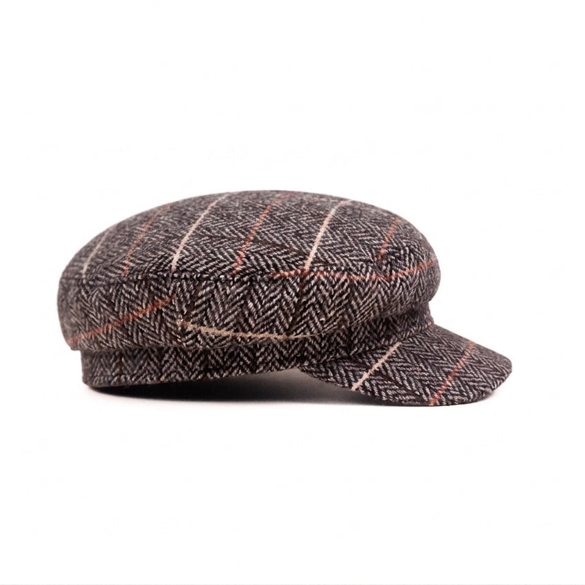 Woven Piper Newsboy Cap