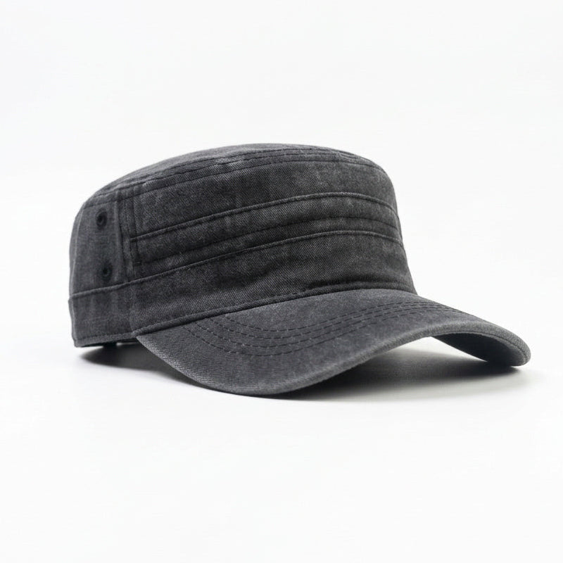 Millitary Grey Denim Jeans Cap