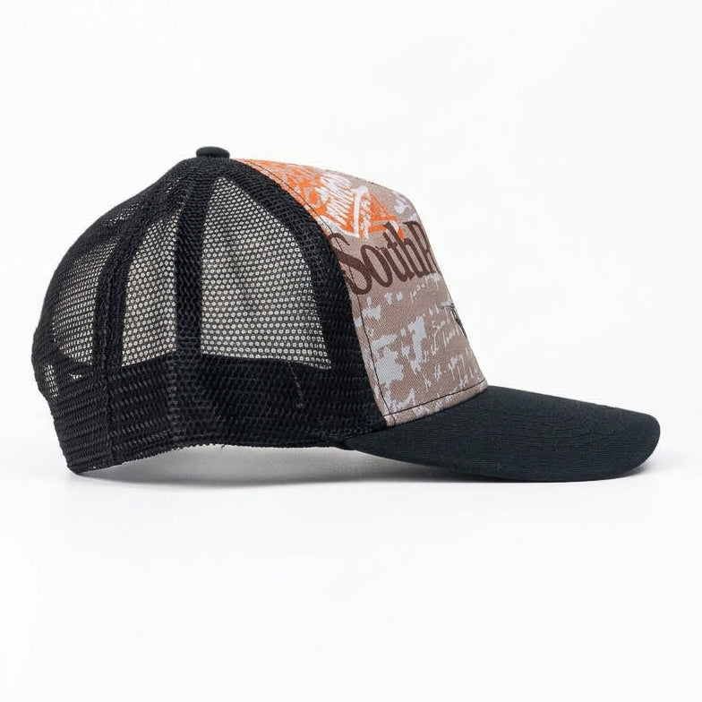 Southpole 1991  Graffiti Skull Mesh Trucker Cap