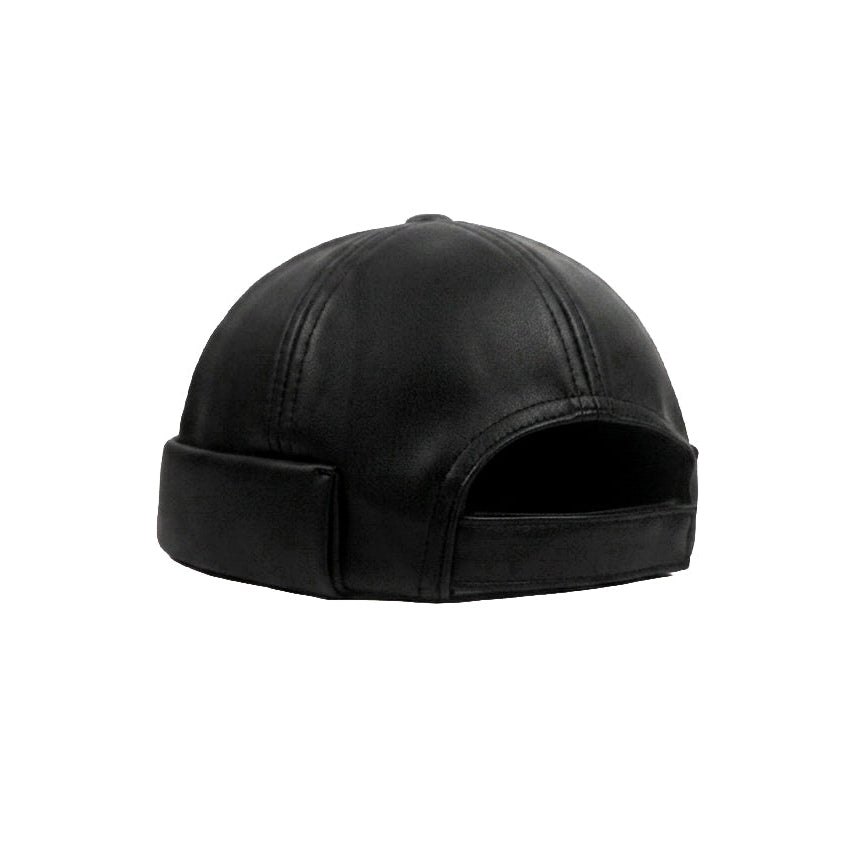 Leather Docker Cap