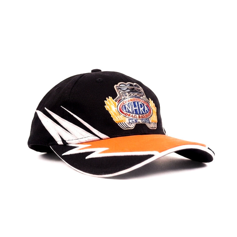 NHRA Orange Brim Drag Racing Cap